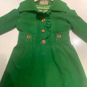 Cute Pink Martini Green Apple Coat